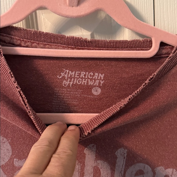 Ramblers Women's Graphic Tee - Rust Red - Picture 4 of 5